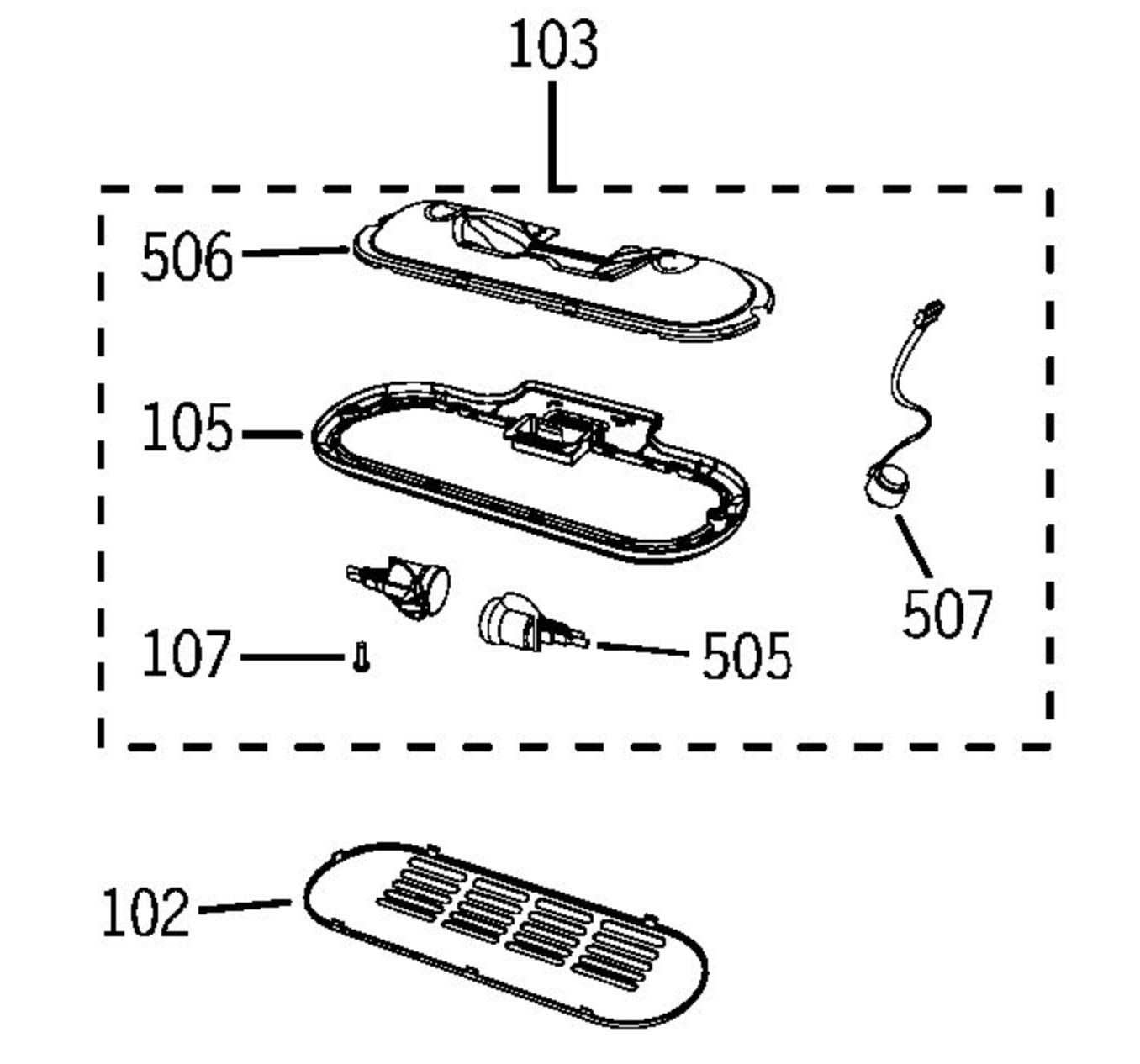 Lighting parts diagram