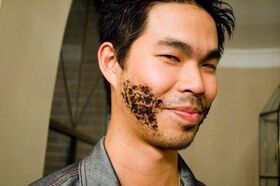These are apparently coffee grounds glued to this.jpg