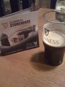 Guinness at the top of the visitors centre.jpg