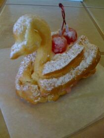 I got this swan at Patty Cake in Bryan.jpg