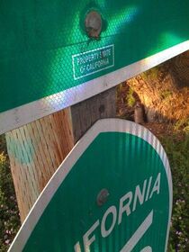 I guess people like stealing road signs in Califor.jpg