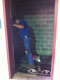 Guy working on the elevators in the Northgate park.jpg