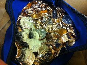 Dollar coins make me feel like a pirate.jpg