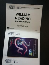 Woo, got my CES badge.jpg