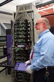 Google s first production rack - 535463424924.jpg
