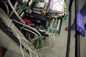 Google s first production rack - 535463494784.jpg